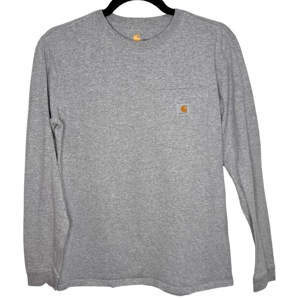 Carhartt Gray Long Sleeve Pocket Tee